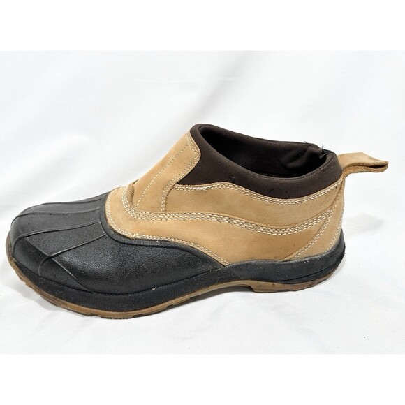 LL Bean Storm Chaser Tek 2.5 Low Cut Duck Boots Leather Men's Size 12 Medium - Picture 2 of 14